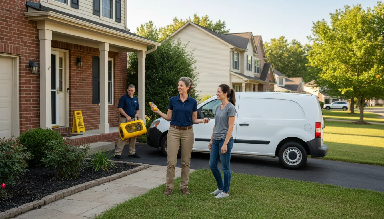 Water restoration image for Water Damage & Restoration Services in Startex, SC